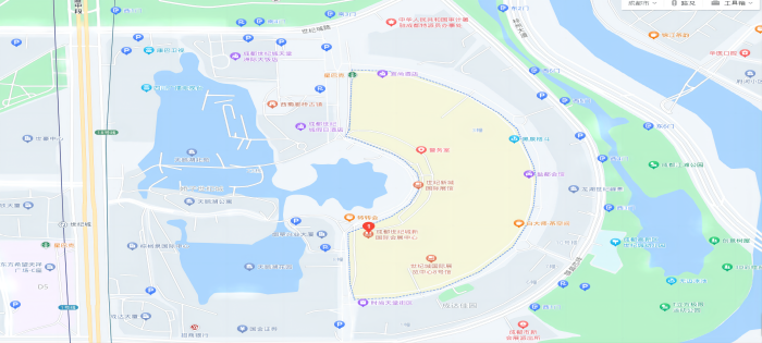 成都世纪城国际会展中心位置图