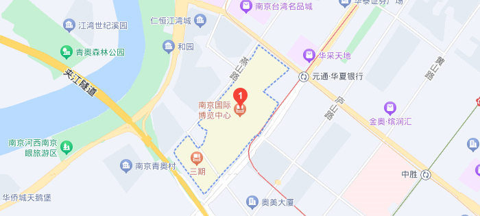 南京国际博览中心位置图