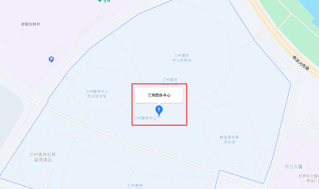 兰州奥体中心位置图