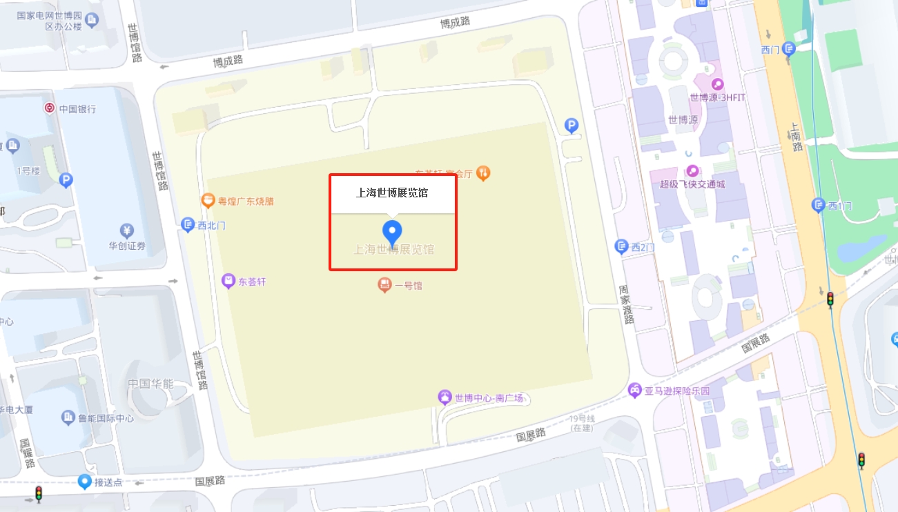上海世博展览馆位置图