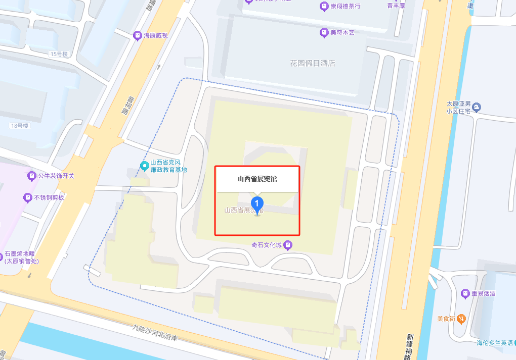 山西省展览馆位置图